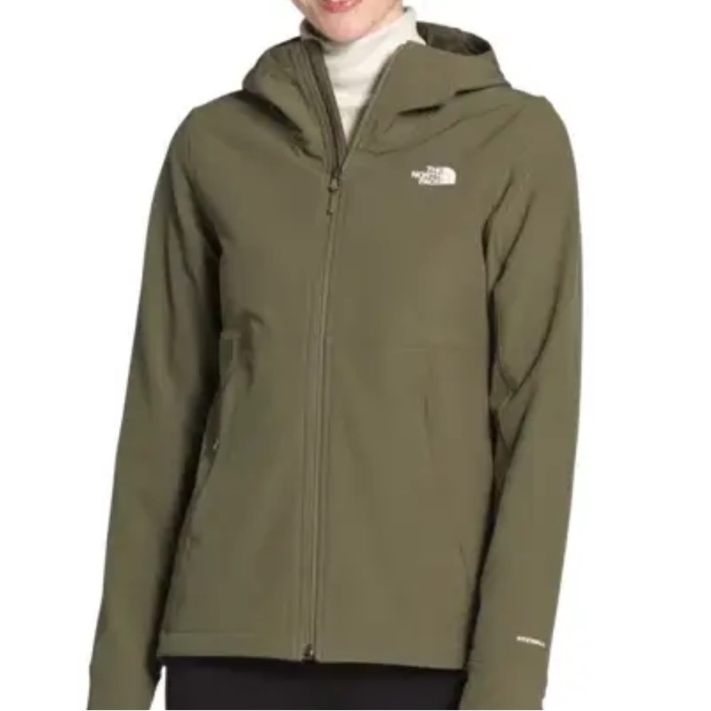 The North Face Shelbe Raschel Coat Top Fleece Full Zip Olive Jacket Hoody